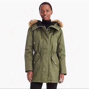 J Crew Perfect Winter Parka NWT Petite Small